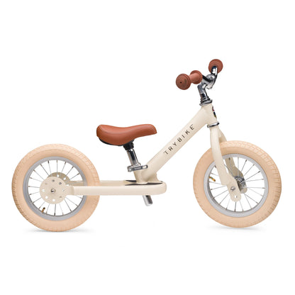 Trybike steel loopfiets vintage cream