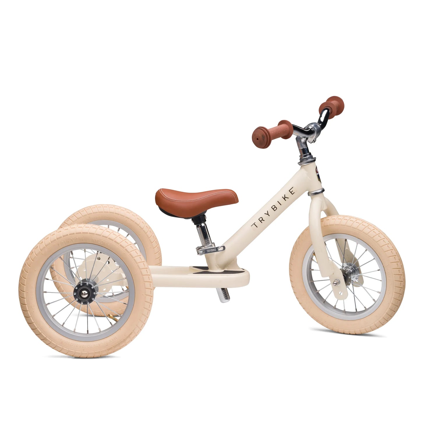 Trybike steel loopfiets vintage cream