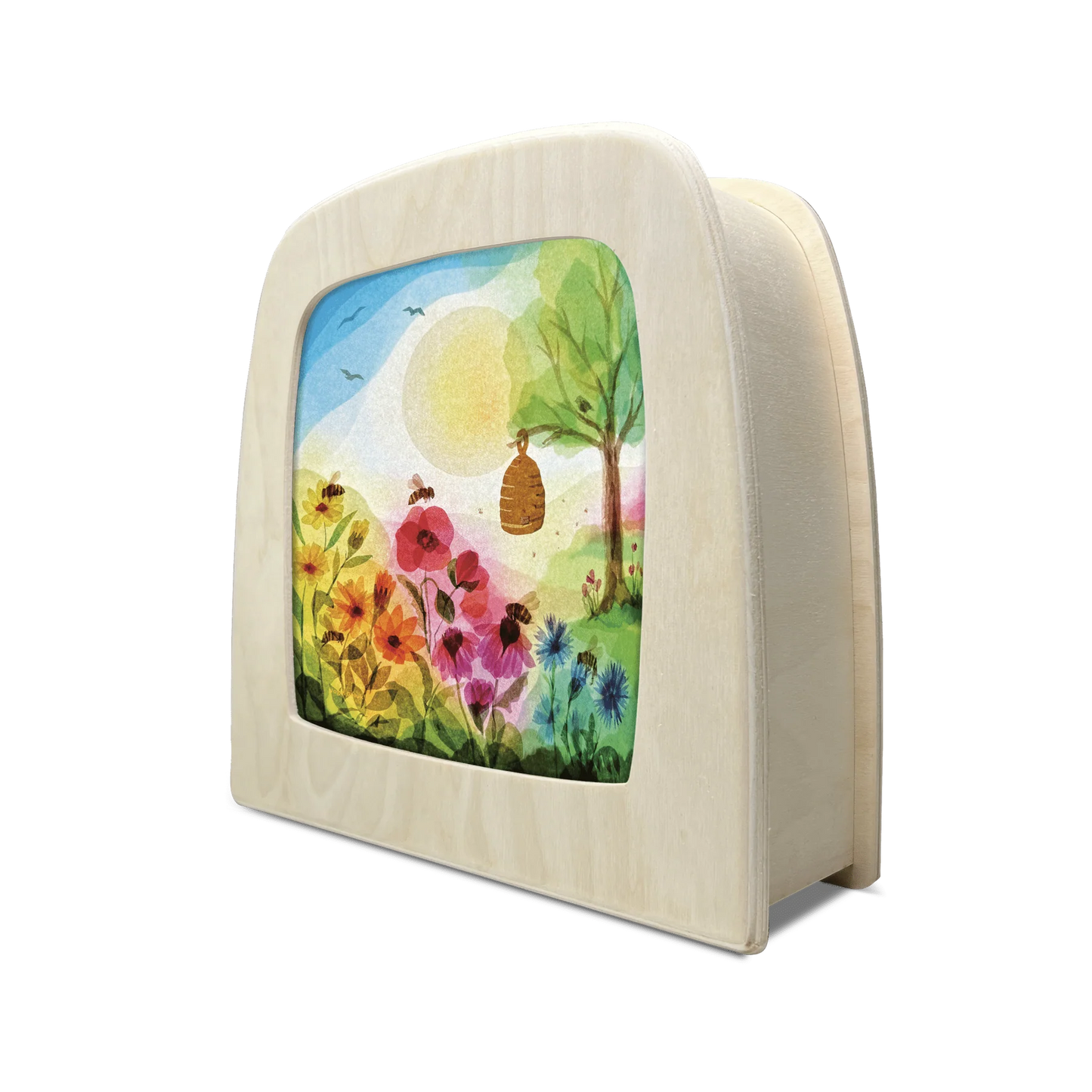Vogel Geluk - Honeybees silhouet