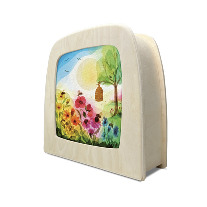 Vogel Geluk - Honeybees silhouet