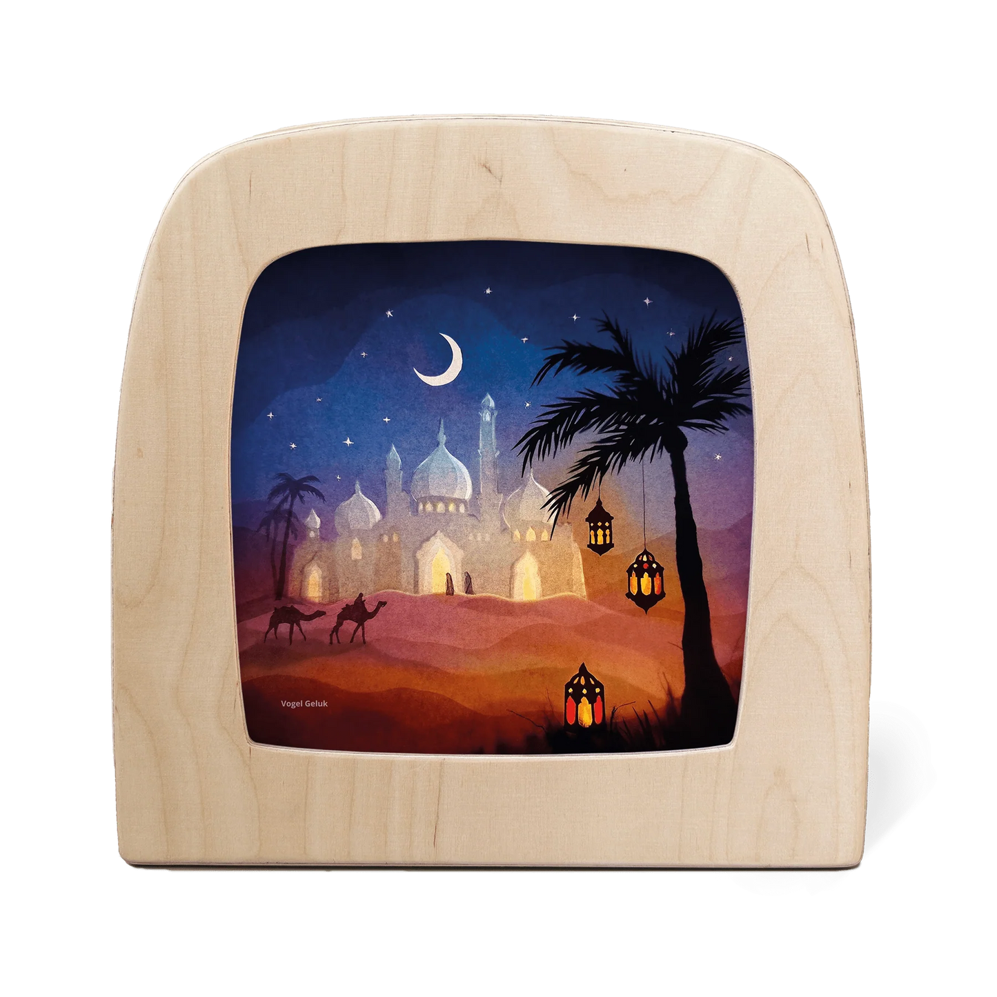 Vogel Geluk - Oasis of dreams silhouet