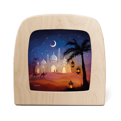 Vogel Geluk - Oasis of dreams silhouet