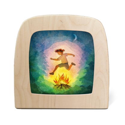Vogel geluk - courage silhouet