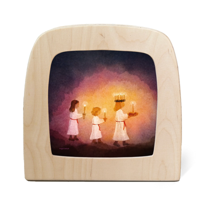 Vogel Geluk - Little lightbearers silhouet