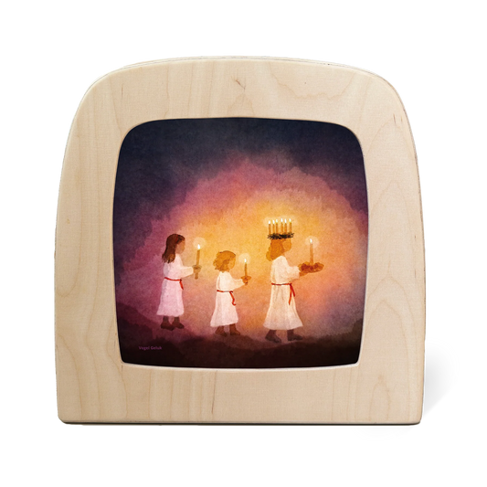 Vogel Geluk - Little lightbearers silhouet