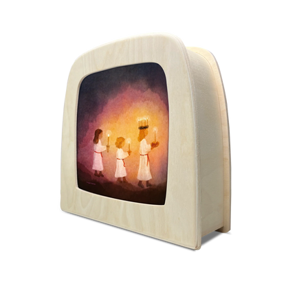 Vogel Geluk - Little lightbearers silhouet