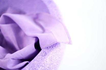 Laura's play cotton violet 90 x 90 cm