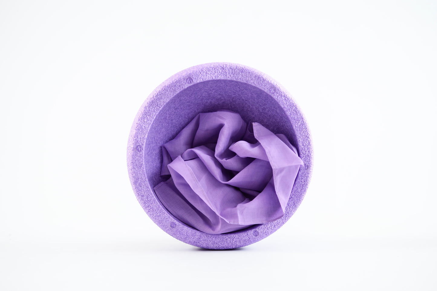 Laura's play cotton violet 90 x 90 cm