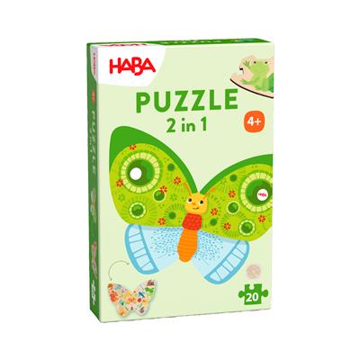 Haba puzzel 2 in 1 vlinder