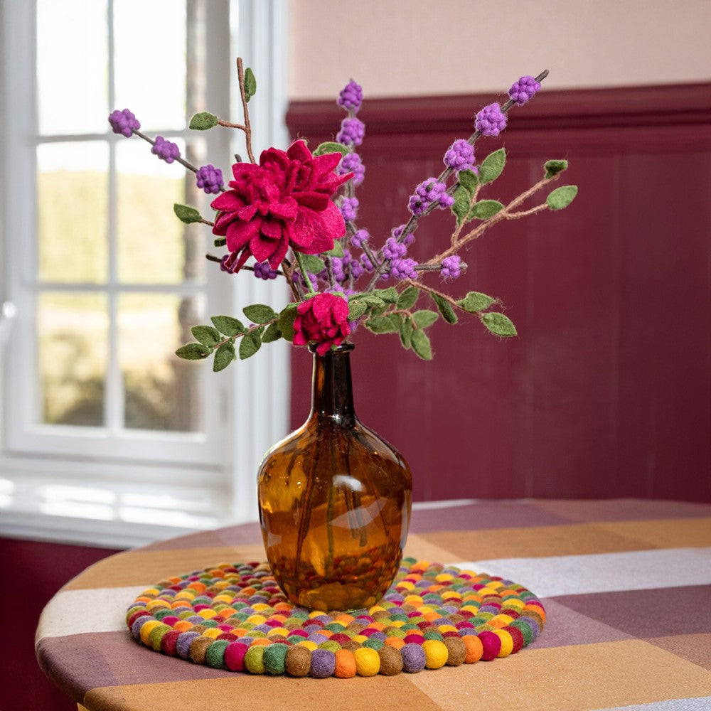 Bloem: dahlia XL burgundy