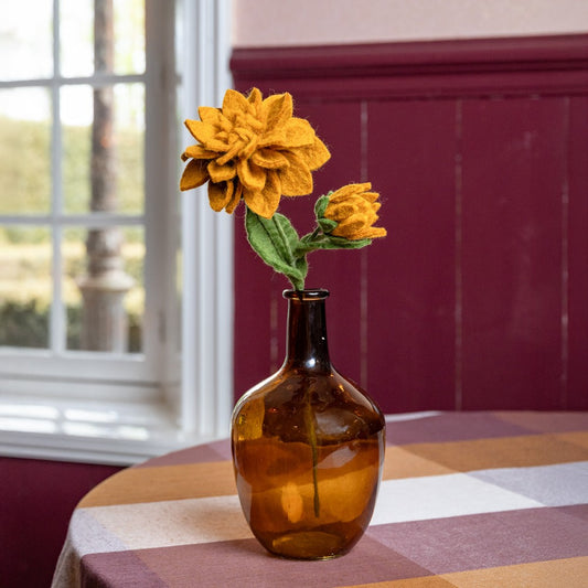 Bloem: dahlia xl okergeel