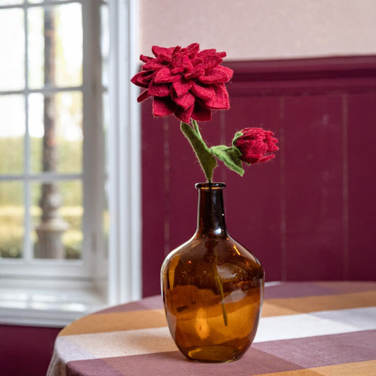 Bloem: dahlia xl wijnrood