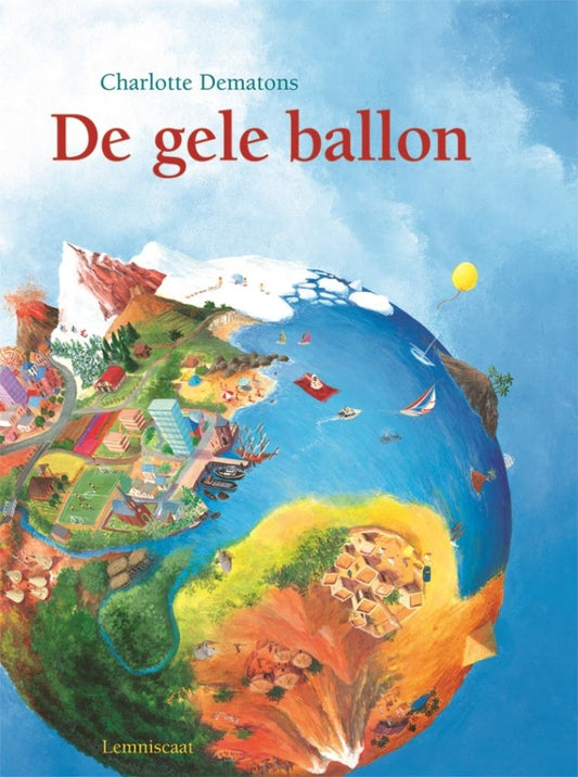 De gele ballon luxe kartonboek