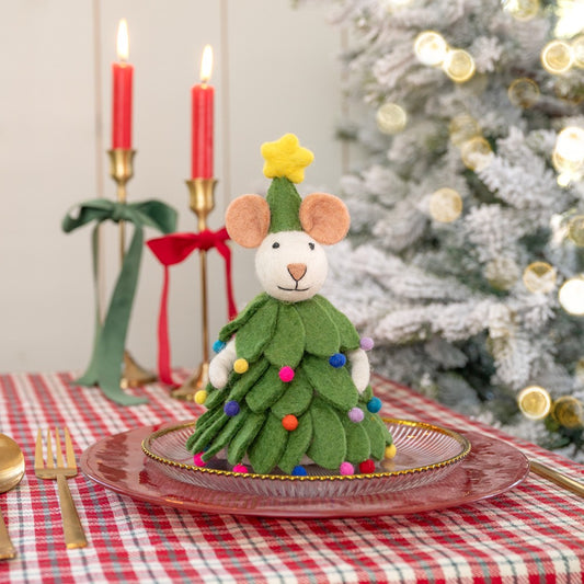 Decoratie muis kerstboom