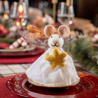 Decoratie muis met ster