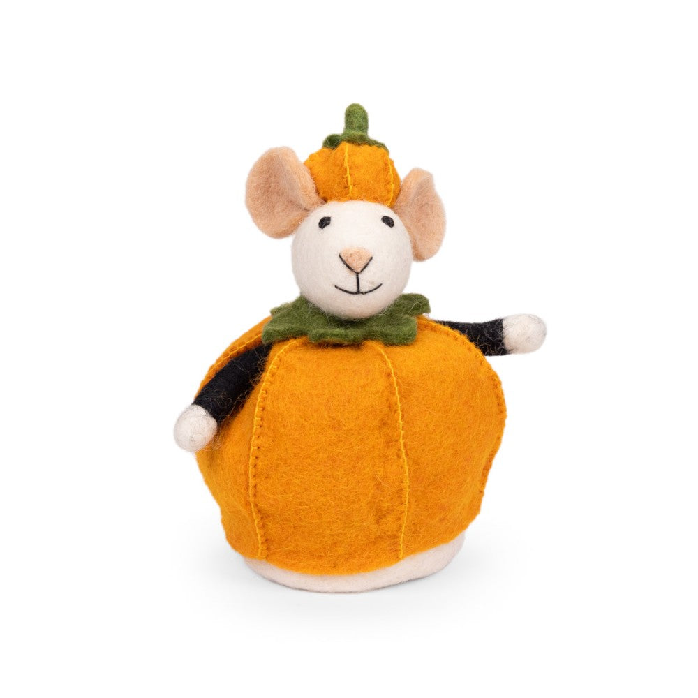 Decoratie muis pompoen