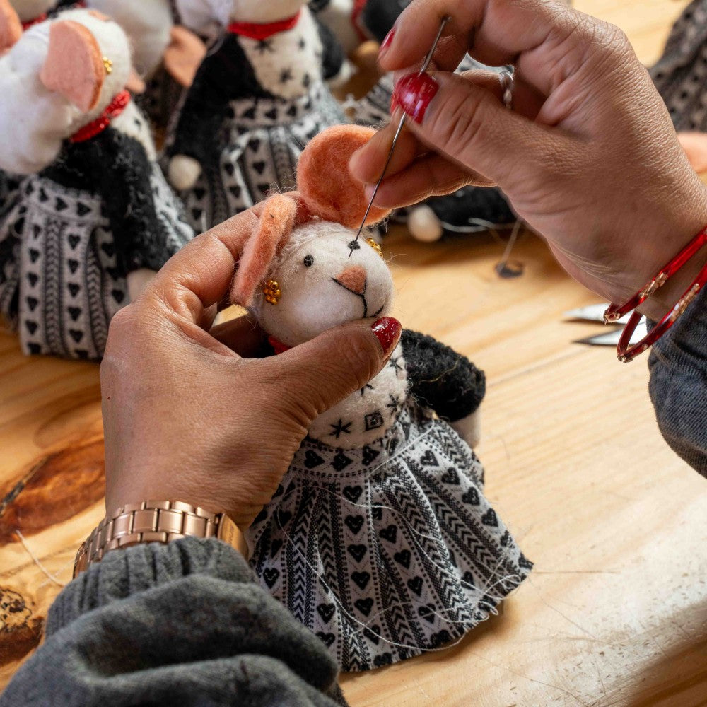 Decoratie muis zeeuwsmuisje