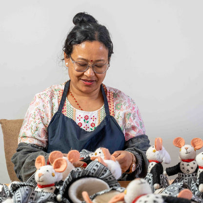 Decoratie muis zeeuwsmuisje