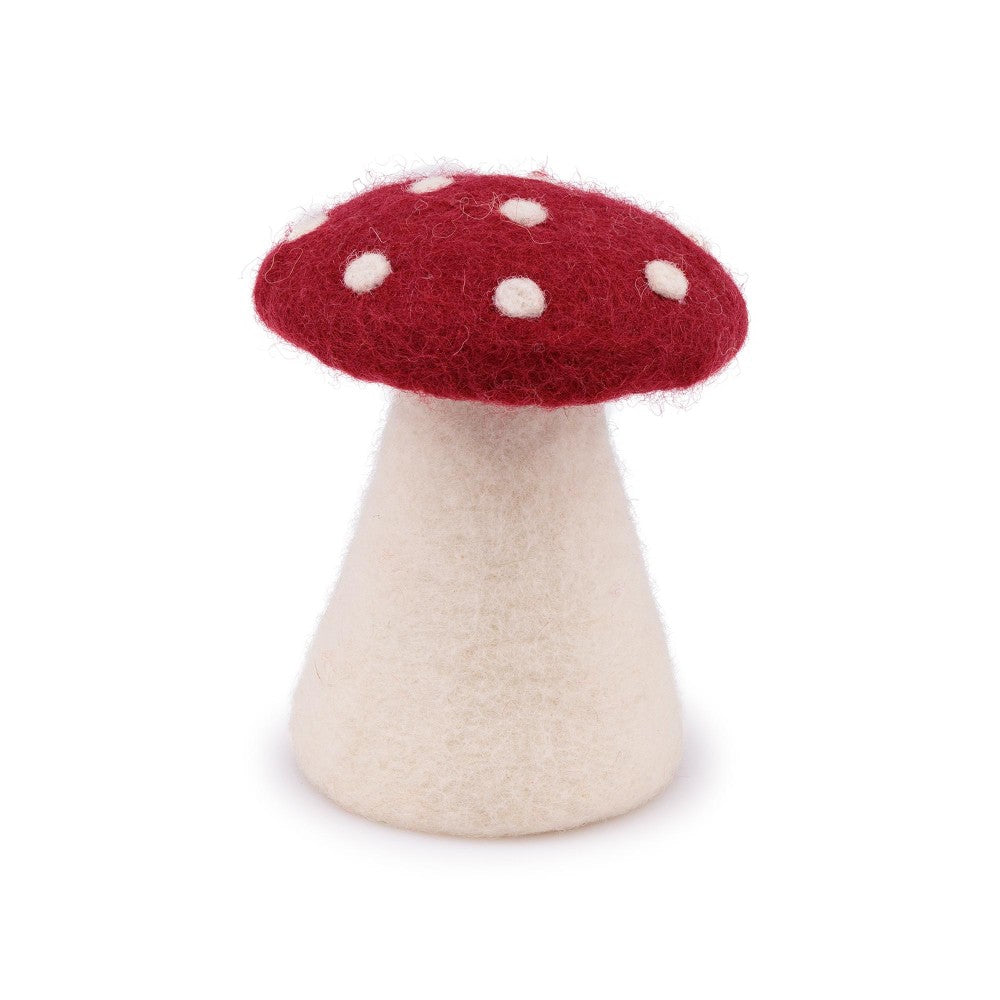 Decoratie paddenstoel rood