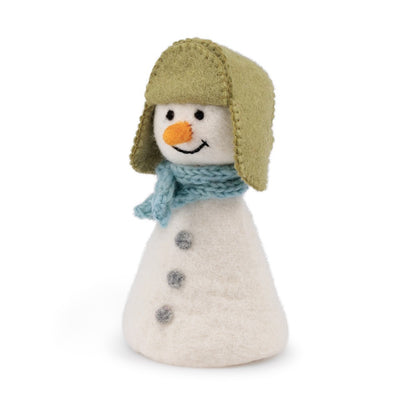 Decoratie sneeuwpop winterwonderland