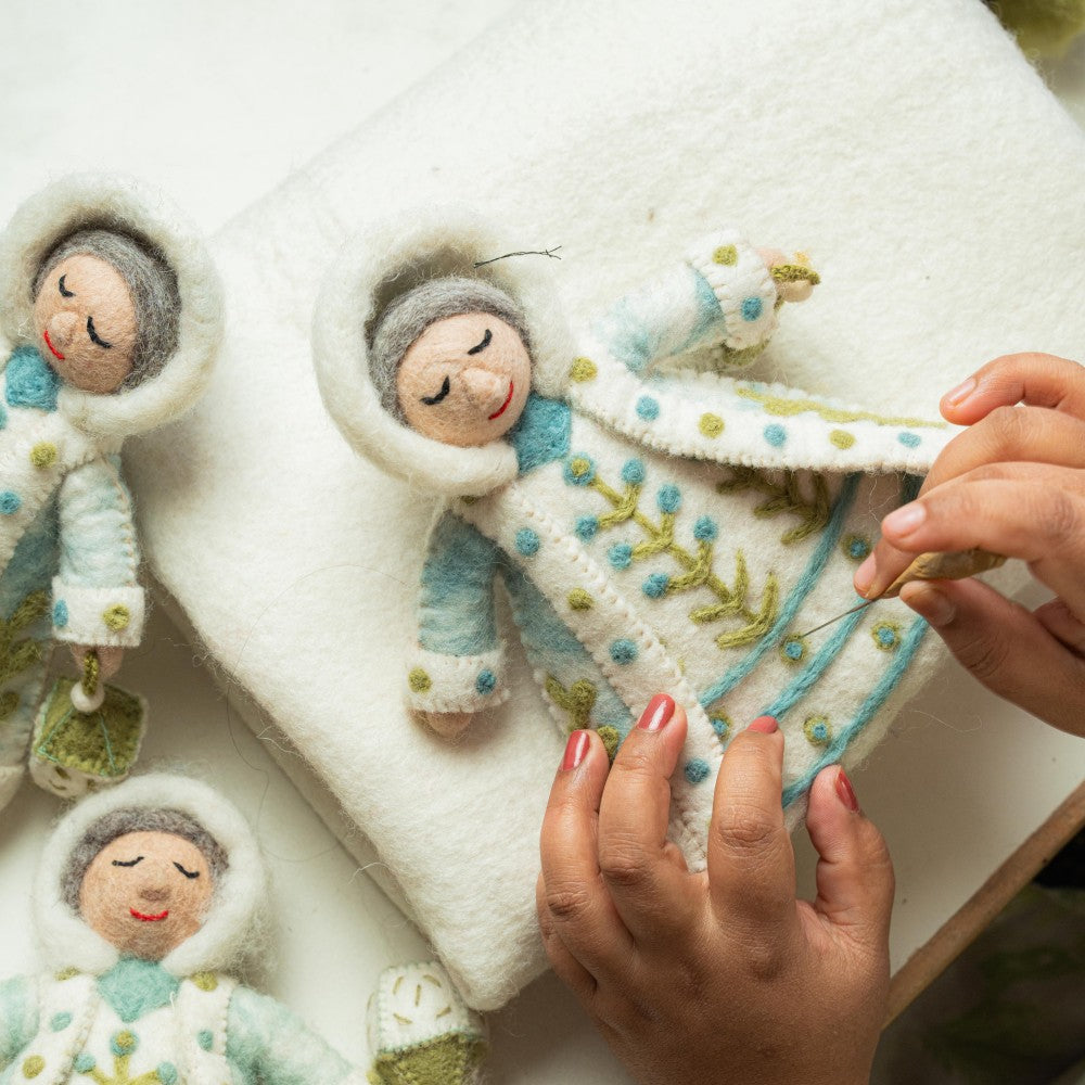 Decoratie winterkoningin