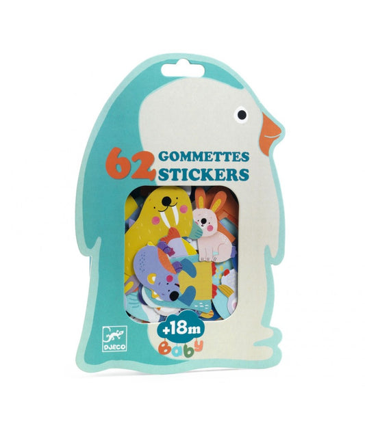 Djeco stickers dieren van de ijsvlakte