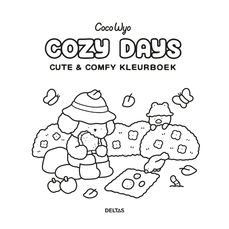 Cozy days cute & comfy kleurboek