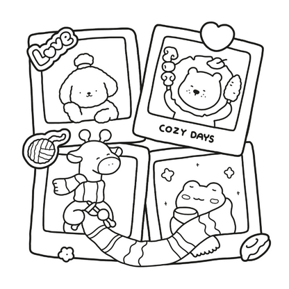 Cozy days cute & comfy kleurboek
