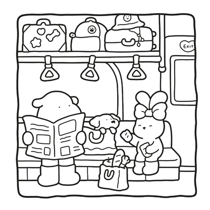 Cozy days cute & comfy kleurboek