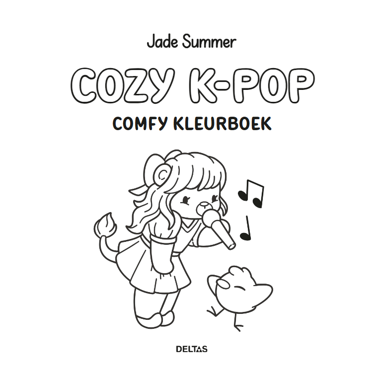 Cozy K-Pop comfy kleurboek