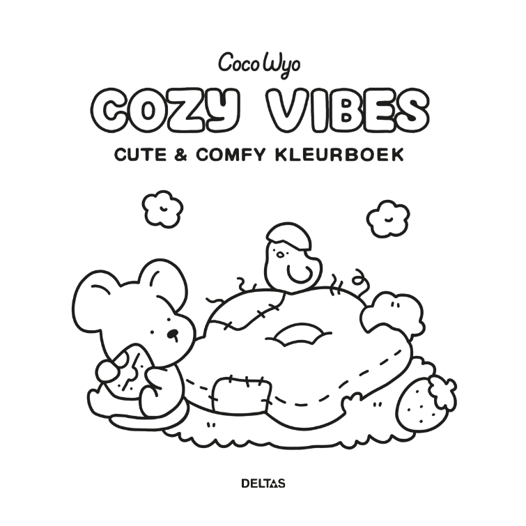 Cozy vibes cute & comfy kleurboek