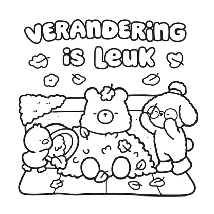 Cozy vibes cute & comfy kleurboek