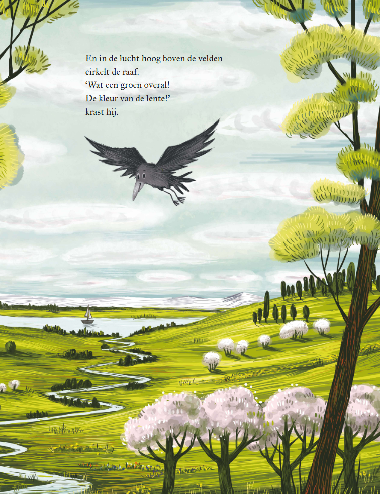 Op een mooie lentedag