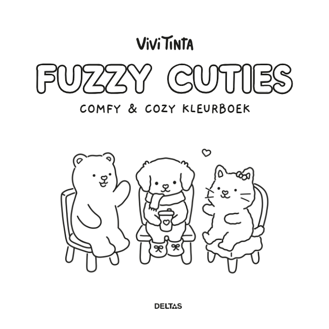 Fuzzy cuties comfy & cozy kleurboek