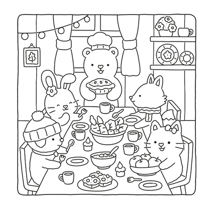 Fuzzy cuties comfy & cozy kleurboek