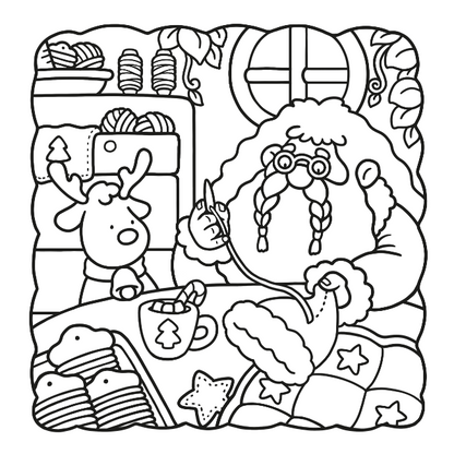 Cozy christmas cute & comfy kleurboek