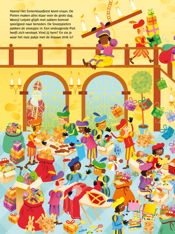 Waar is sinterklaas? Het grote kijk- en zoekboek