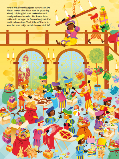 Waar is sinterklaas? Het grote kijk- en zoekboek
