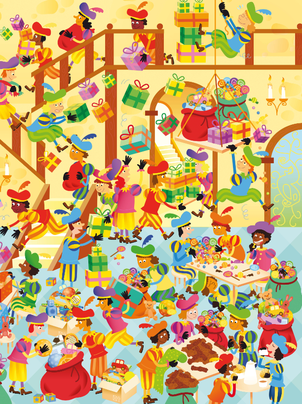 Waar is sinterklaas? Het grote kijk- en zoekboek