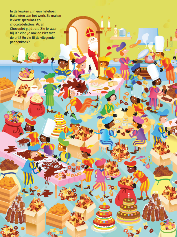 Waar is sinterklaas? Het grote kijk- en zoekboek