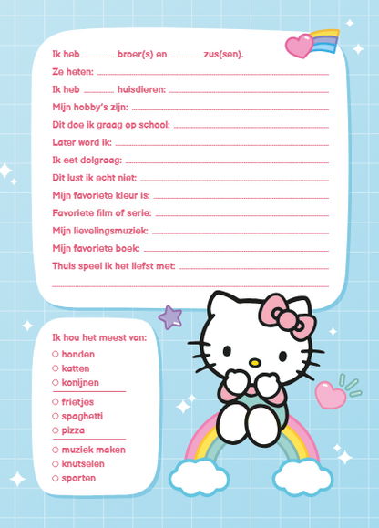Hello Kitty vriendenboek