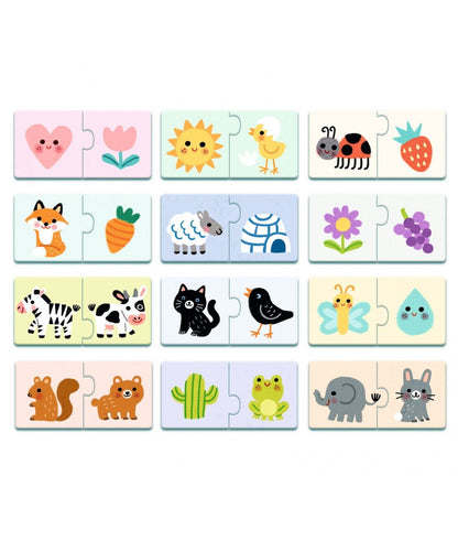 Puzzel duo kleuren