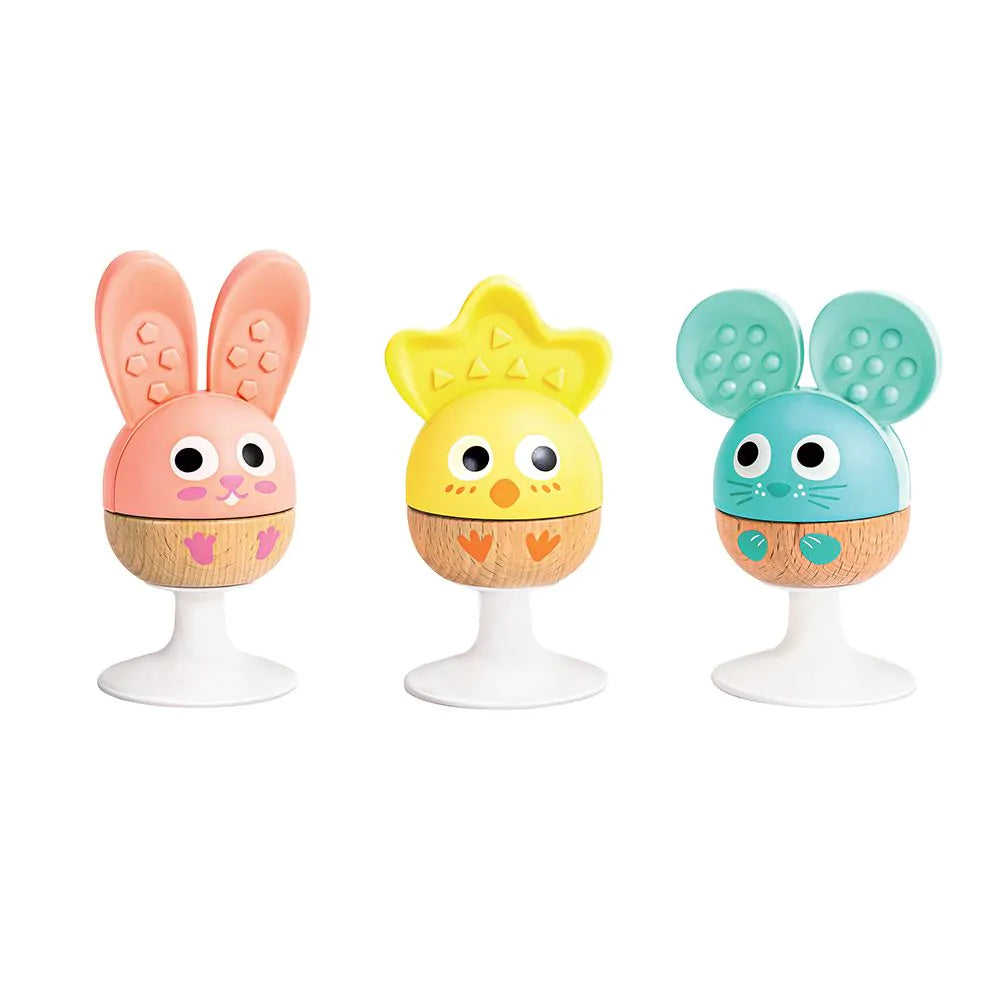Hape cheery rattle trio
