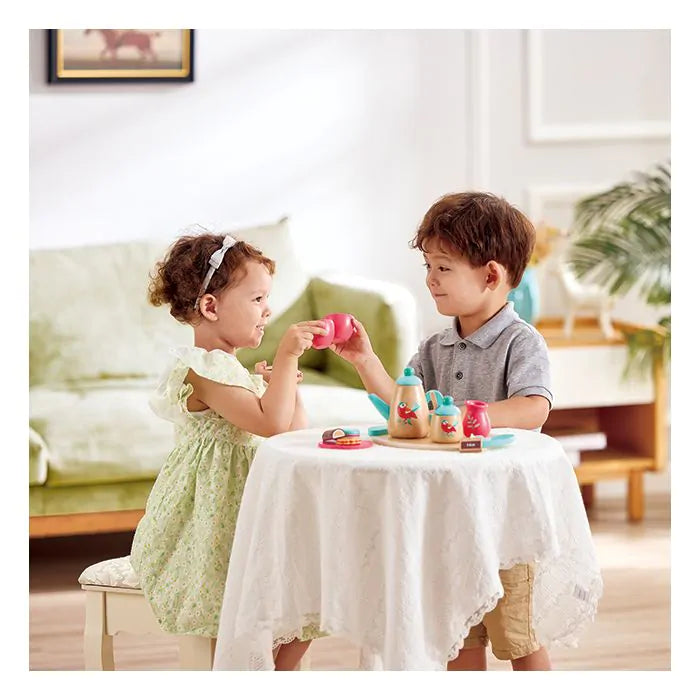 Tea time wooden play set