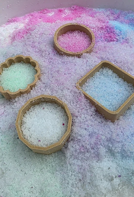 Sensoryflurry white glitter