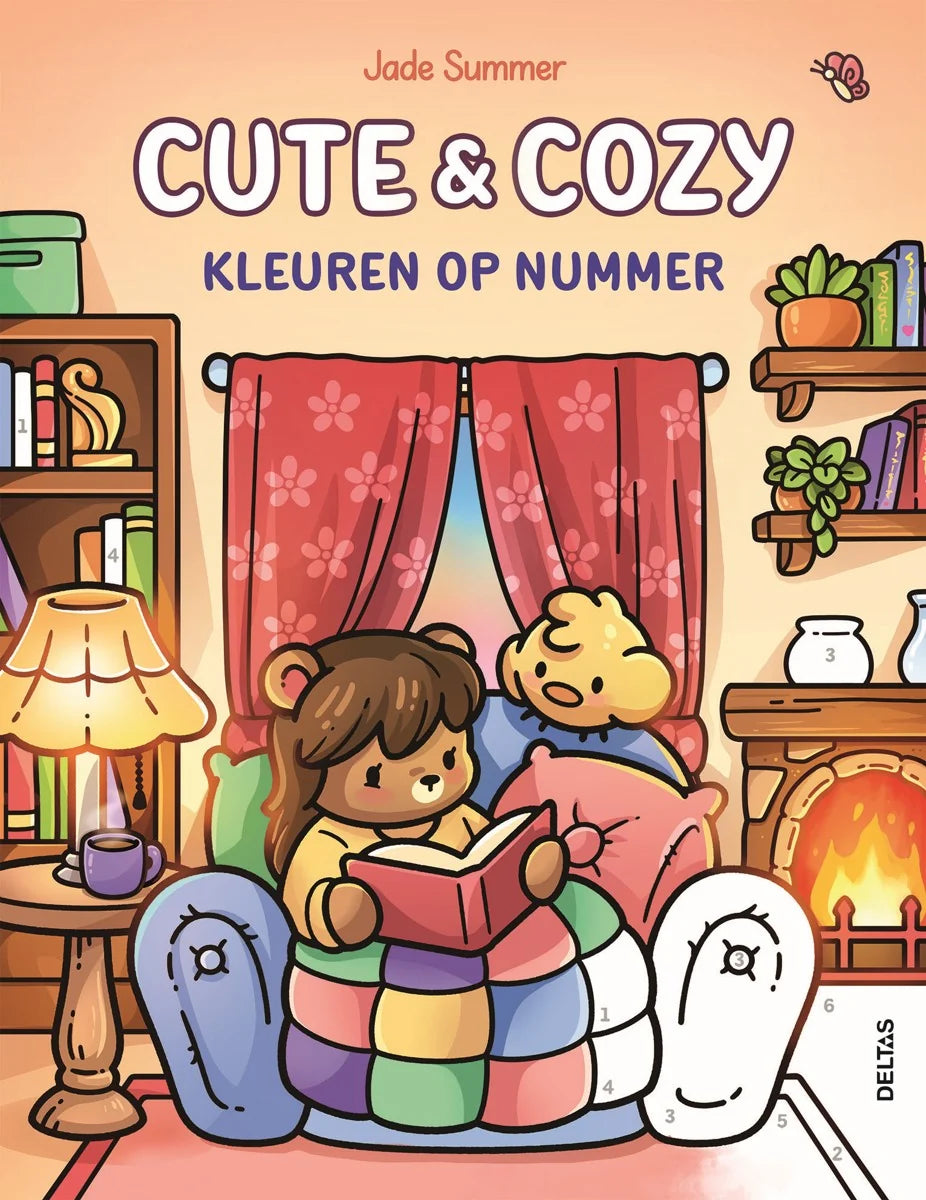 Cute & cozy kleuren op nummer