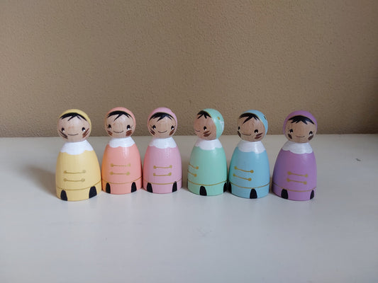 Pegdoll piet pastel