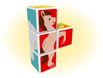 Magicube printed animal friends + cards