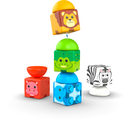 Magicube stacking safari 10-delig