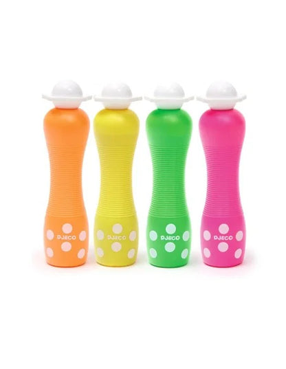 4 stippeltjesstiften neon